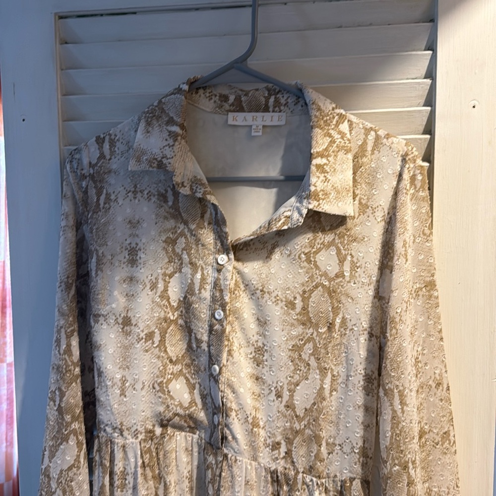 Karlie Snake printed Maxi